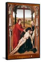 Pieta Painting by Rogier Van Der Weyden (Ca. 1400-1464) 1435-1438 Granada, Royal Chapel Spain-Rogier van der Weyden-Framed Stretched Canvas