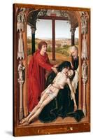 Pieta Painting by Rogier Van Der Weyden (Ca. 1400-1464) 1435-1438 Granada, Royal Chapel Spain-Rogier van der Weyden-Stretched Canvas