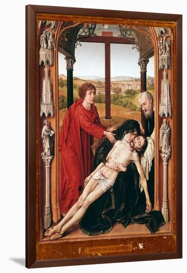 Pieta Painting by Rogier Van Der Weyden (Ca. 1400-1464) 1435-1438 Granada, Royal Chapel Spain-Rogier van der Weyden-Framed Giclee Print
