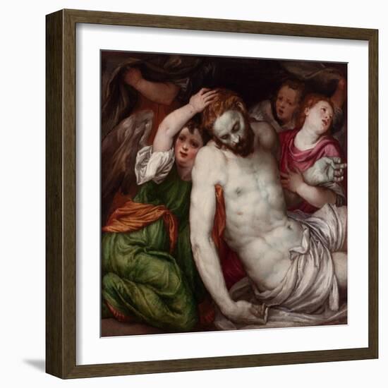 Pietà with Angels-Lambert Sustris-Framed Giclee Print