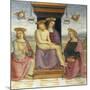 Pieta with Saints John and Mary Magdalene-Pietro Perugino-Mounted Giclee Print