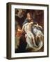 Pieta with St. Francis of Assisi (C.1181-1226) and St. Elizabeth of Hungary (1207-31)-Gaspar de Crayer-Framed Giclee Print