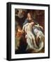 Pieta with St. Francis of Assisi (C.1181-1226) and St. Elizabeth of Hungary (1207-31)-Gaspar de Crayer-Framed Giclee Print