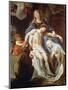Pieta with St. Francis of Assisi (C.1181-1226) and St. Elizabeth of Hungary (1207-31)-Gaspar de Crayer-Mounted Giclee Print