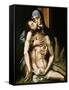 Pieta-Luis De Morales-Framed Stretched Canvas