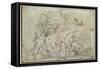 Pieta-Eugene Delacroix-Framed Stretched Canvas