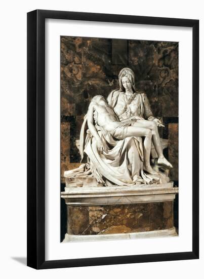 Pieta-Michelangelo-Framed Art Print