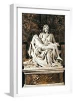 Pieta-Michelangelo-Framed Art Print