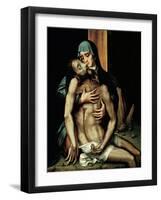 Pietà-Luis De Morales-Framed Giclee Print