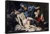 Pietà-Antonio Crespi-Framed Stretched Canvas