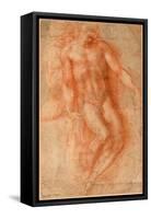 Pieta-Michelangelo Buonarroti-Framed Stretched Canvas