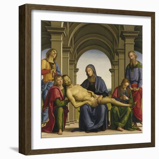 Pieta-Perugino-Framed Giclee Print