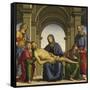 Pieta-Perugino-Framed Stretched Canvas