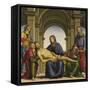 Pieta-Perugino-Framed Stretched Canvas