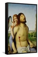Pieta-Antonello da Messina-Framed Stretched Canvas