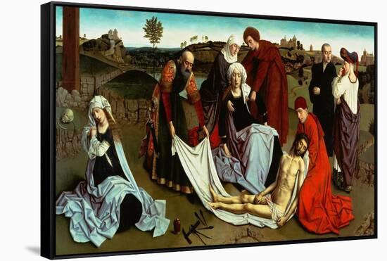 Pieta-Petrus Christus-Framed Stretched Canvas