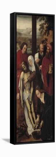 Pietà-Ambrosius Benson-Framed Stretched Canvas