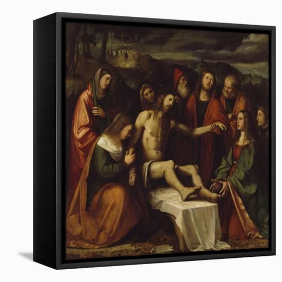 Pieta-Girolamo Romanino-Framed Stretched Canvas