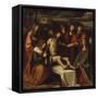 Pieta-Girolamo Romanino-Framed Stretched Canvas