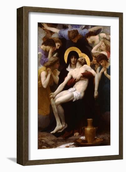 Pieta-William Adolphe Bouguereau-Framed Art Print