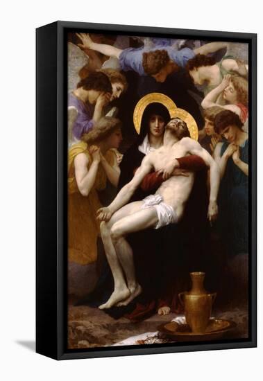 Pieta-William Adolphe Bouguereau-Framed Stretched Canvas