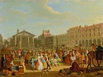 Covent Garden, C.1726 (Oil on Copper)-Pieter Angillis-Stretched Canvas