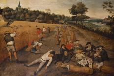 The Preaching of St. John the Baptist-Pieter Breugel the Younger-Stretched Canvas