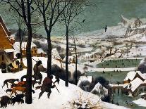 A Winter Landscape with Skaters and a Bird Trap-Pieter Bruegel the Elder-Giclee Print