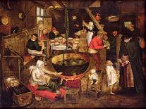 The Servants Breakfast After the Wedding-Pieter Bruegel the Elder-Framed Giclee Print