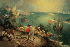 Landscape with the Fall of Icarus, about 1558-Pieter Bruegel the Elder-Giclee Print