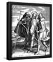 Pieter Brueghel (Jesus and his disciples on the road to Emmaus) Art Poster Print-null-Framed Poster