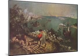 Pieter Brueghel (Landscape with the Fall of Icarus) Art Poster Print-null-Mounted Poster
