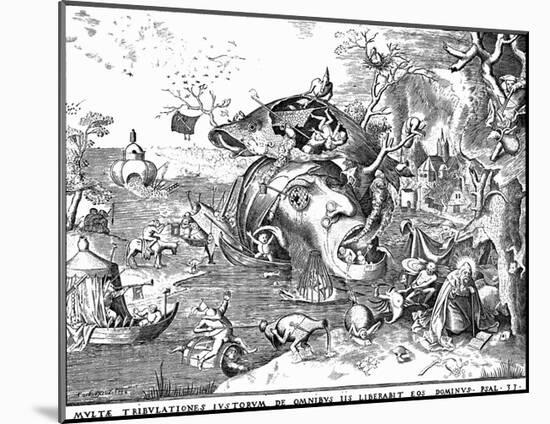 Pieter Brueghel (Temptation of St. Anthony) Art Poster Print-null-Mounted Poster