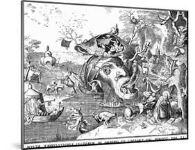 Pieter Brueghel (Temptation of St. Anthony) Art Poster Print-null-Mounted Poster