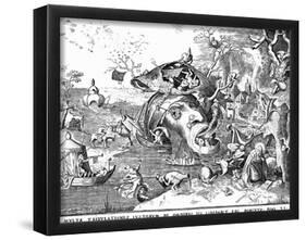 Pieter Brueghel (Temptation of St. Anthony) Art Poster Print-null-Framed Poster