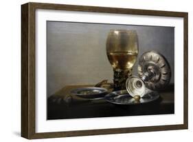 Pieter Claesz (C. 1597-1660). Dutch Golden Age Still Life Painter. Still Life, C. 1635. Oil on…-null-Framed Giclee Print