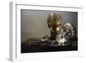 Pieter Claesz (C. 1597-1660). Dutch Golden Age Still Life Painter. Still Life, C. 1635. Oil on…-null-Framed Giclee Print