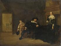 A Seated Lady Seen from Behind before a Virginal-Pieter Codde-Giclee Print