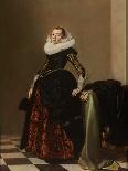 A Seated Lady Seen from Behind before a Virginal-Pieter Codde-Framed Giclee Print