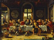 The Last Supper-Pieter Coecke van Aelst (Studio of)-Stretched Canvas