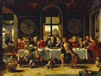The Last Supper-Pieter Coecke van Aelst (Studio of)-Stretched Canvas