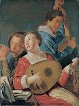 Musicians, C.1623-Pieter Fransz de Grebber-Mounted Giclee Print