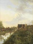 Casemates of Naarden-Pieter Gerardus van Os-Framed Stretched Canvas