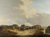 Hilly Landscape with Shepherd, Drover and Cattle-Pieter Gerardus van Os-Art Print