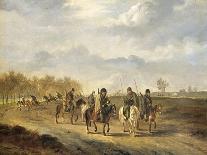 Cossacks on a Country Road Near Bergen in North Holland-Pieter Gerardus van Os-Art Print