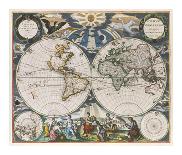 Orbis Terrarum Nova et Accuratissima Tabula, 1666-Pieter Goos-Premium Giclee Print