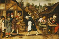 The Egg Dance-Pieter III Brueghel-Framed Stretched Canvas