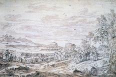 Landscape with Reapers, C1615-1661-Pieter Molijn-Giclee Print