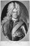 Augustus II (1670-1733) King of Poland, 1710 (Engraving)-Pieter Schenk-Giclee Print