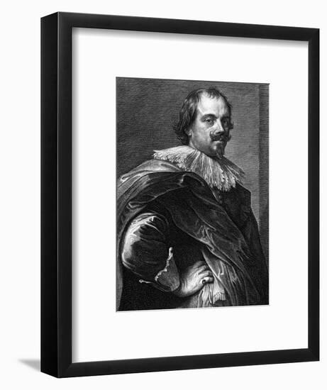 Pieter Stevens-Antony van Dijk-Framed Art Print